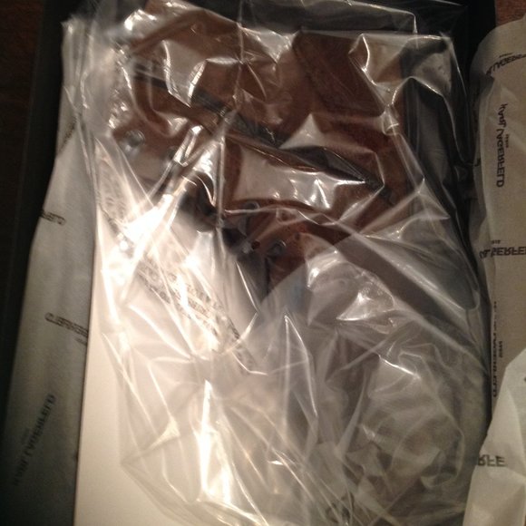 Karl Lagerfeld Paris Men's Brown Suede Wingtip Boots 11M New in Box - Picture 9 of 11